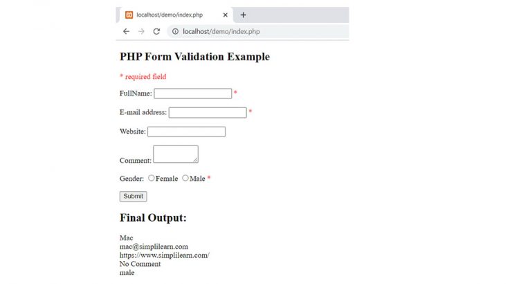 Data Collection With PHP - Creating Forms, Setting Up And Validation ...