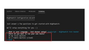 How to run Selenium Tests with NightwatchJS 3