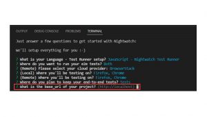 How to run Selenium Tests with NightwatchJS 8