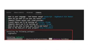 How to run Selenium Tests with NightwatchJS 9