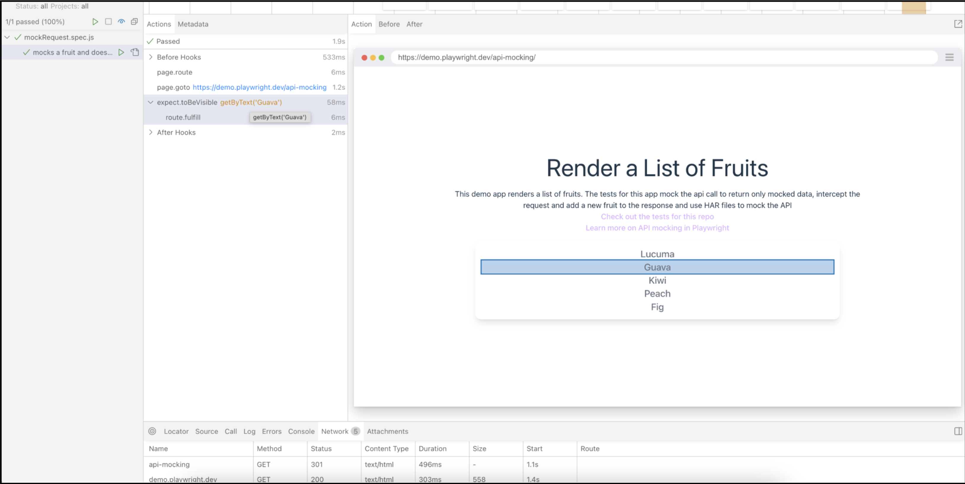 Mock The API Data With Playwright 1