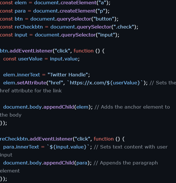 Modifying DOM Elements